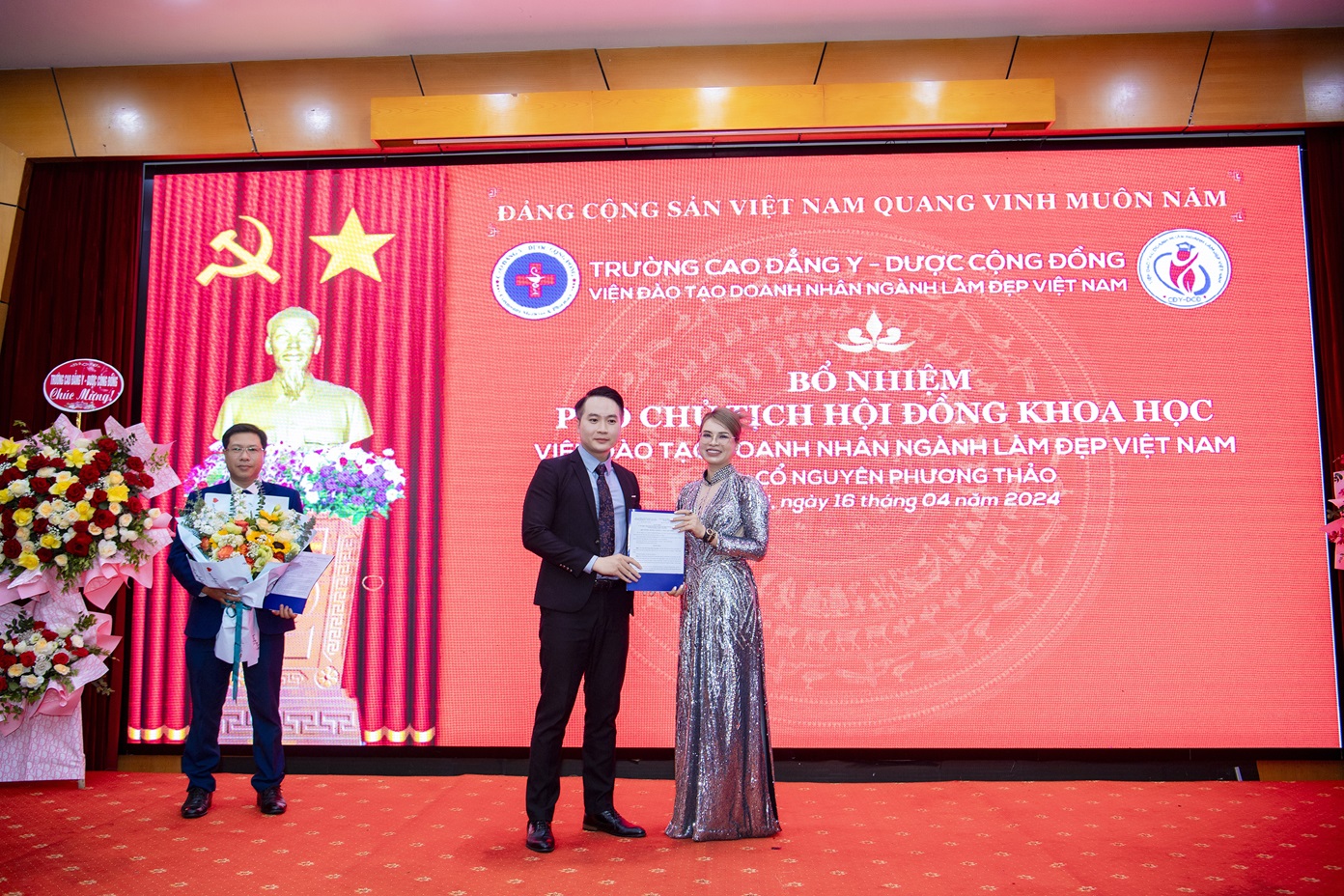 Bổ nhiệm bà Vương Phạm Song Bình là Viện trưởng Viện đào tạo doanh nhân ngành làm đẹp Việt Nam