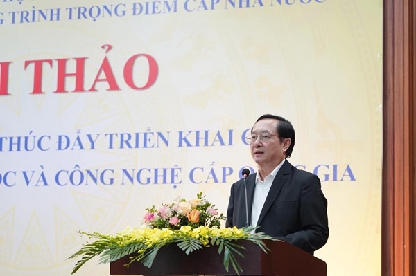 Thúc đẩy triển khai các chương trình khoa học và công nghệ cấp quốc gia