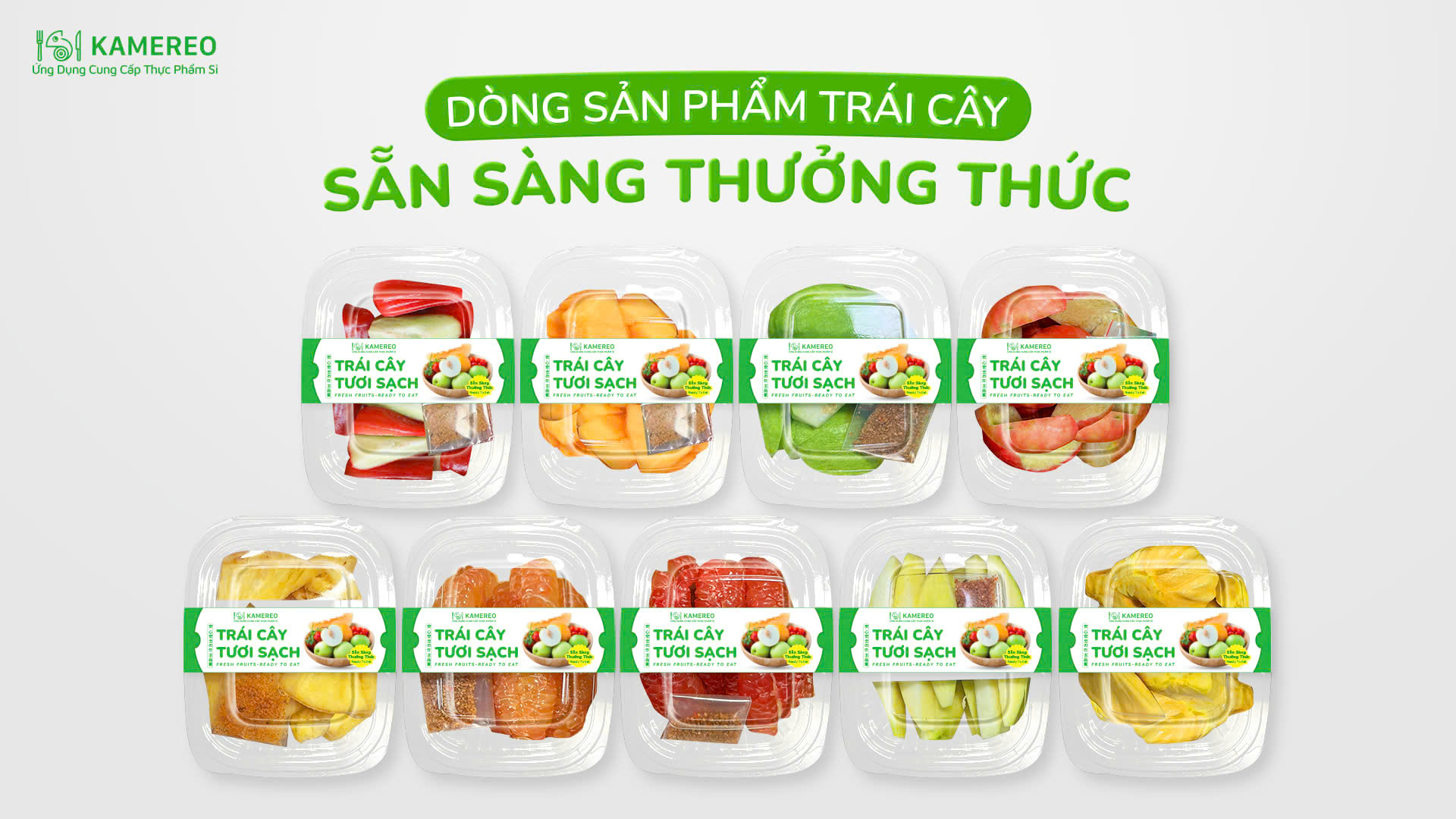 Kamereo ra mắt dòng sản phẩm 'Trái cây thưởng thức ngay'