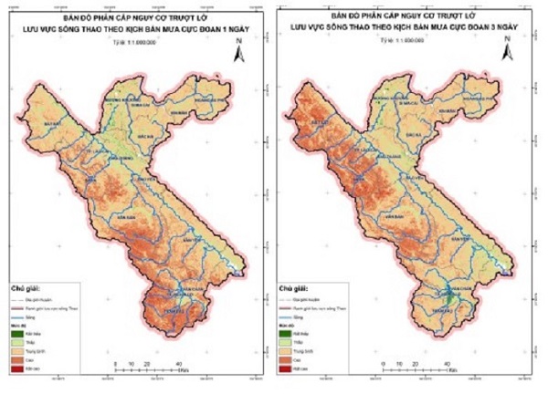 Nghiên cứu xây dựng bản đồ nguy cơ trượt lở đất dựa trên các kịch bản mưa lớn ở độ phân giải cao kết hợp với điều kiện địa hình, địa mạo, địa chất công trình - Ứng dụng cho lưu vực sông Thao - Việt Nam